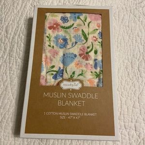 NWT Mudpie Muslin Swaddle